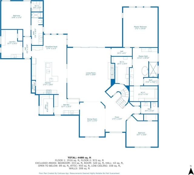 6807 Orchid Ln, Dallas, TX 75230 - room layout