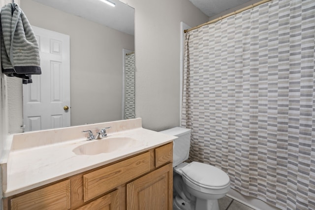 7612 Brittany Pl, Fort Worth, TX 76137 - bathroom with toilet and vanity