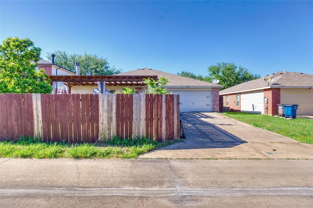 1209 Starpoint Ln, Wylie, TX 75098 - view of home's exterior with brick siding and a pergola