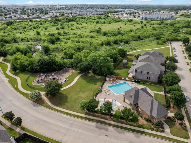 4340 Summer Star Ln, Fort Worth, TX 76244 - aerial view of a pool