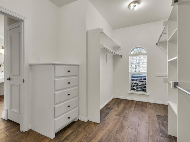 501 Las Lomas Dr, Heath, TX 75032 - spacious closet with dark wood finished floors