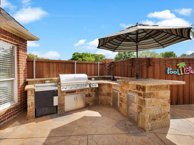 501 Las Lomas Dr, Heath, TX 75032 - view of patio featuring area for grilling