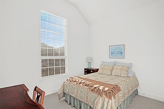 3514 Charleston Dr, Melissa, TX 75454 - bedroom featuring carpet flooring, vaulted ceiling, and baseboards