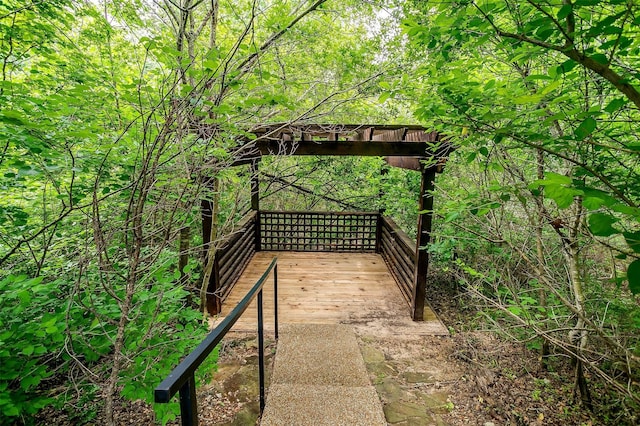 6005 Selkirk Ct, Cleburne, TX 76033 - view of deck