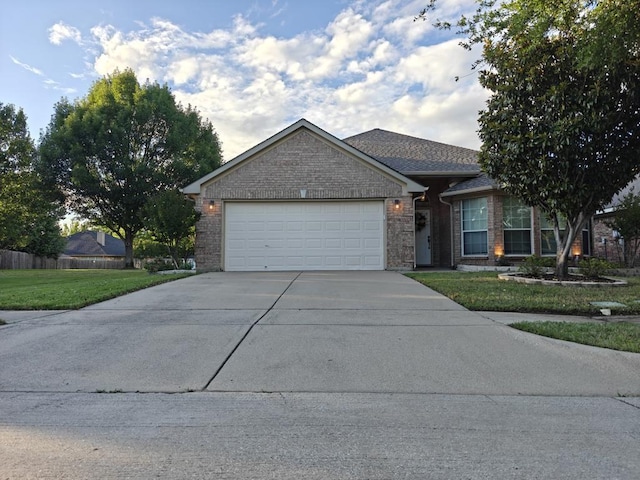 4415 Shady Elm Dr, Mansfield, TX 76063 - ranch-style home featuring driveway, an attached garage, and brick siding
