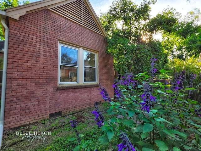 129 Ardmore Ave, Shreveport, LA 71105 - view of property exterior with brick siding and crawl space