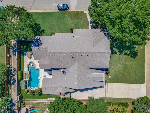 11240 Rosser Rd, Dallas, TX 75229 - aerial view of property and surrounding area with a pool