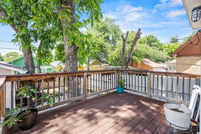2236 Alston Ave, Fort Worth, TX 76110 - view of wooden deck
