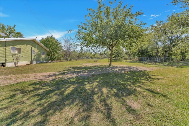 723 Leftys Ct, Possum Kingdom Lake, TX 76449 - view of yard with cooling unit