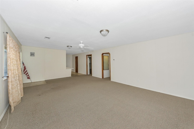 723 Leftys Ct, Possum Kingdom Lake, TX 76449 - spare room featuring light colored carpet and ceiling fan