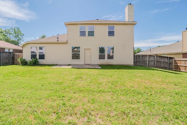 1010 Hanover Dr, Forney, TX 75126 - back of house featuring a chimney and a patio area