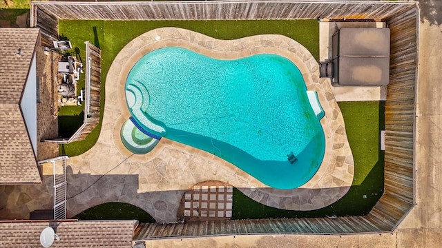 1646 Belltower Dr, Lewisville, TX 75067 - view of pool