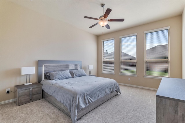 4708 River Edge Pl, Frisco, TX 75036 - bedroom featuring carpet flooring, baseboards, and ceiling fan