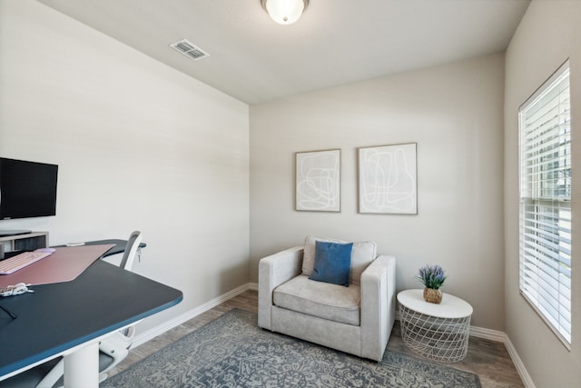 452 Ella Ln, Fate, TX 75087 - home office featuring healthy amount of natural light, wood finished floors, and baseboards