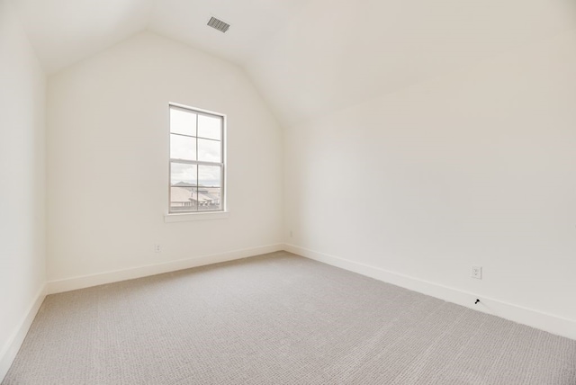 3340 Crescent Ln, Celina, TX 75009 - additional living space with light carpet and vaulted ceiling