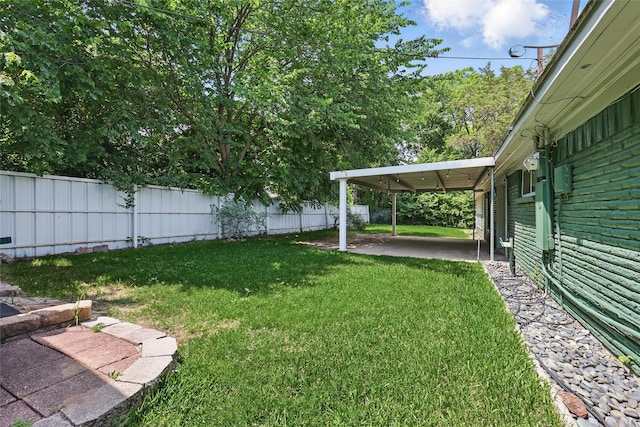 1317 Elby St, Irving, TX 75061 - view of yard featuring a patio area