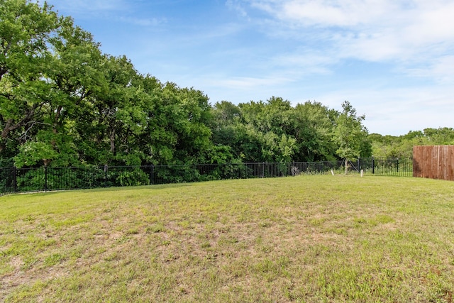 1304 Villalonga Dr, Little Elm, TX 75068 - view of yard with a wooded view