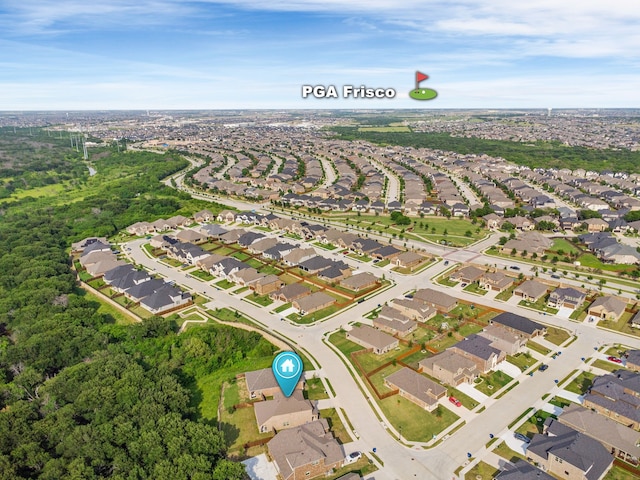 1304 Villalonga Dr, Little Elm, TX 75068 - aerial view of property's location featuring nearby suburban area