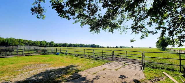 783 County Rd 4420, Whitewright, TX 75491 - view of yard with a rural view and a gate