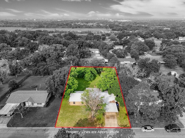 1313 Crow Dr, Waco, TX 76705 - view of property location with property boundaries highlighted