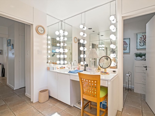 360 Diamond Bar Trl, Aledo, TX 76008 - bathroom featuring vanity and tile patterned floors