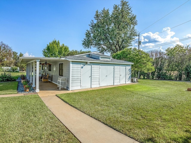 360 Diamond Bar Trl, Aledo, TX 76008 - view of grassy yard featuring cooling unit
