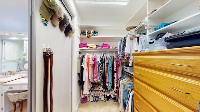 7534 Wellesley Ave, Garland, TX 75044 - spacious closet featuring a sink
