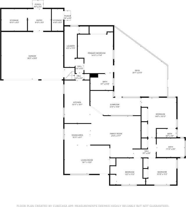 1209 Redbud Dr, Arlington, TX 76012 - floor plan / room layout