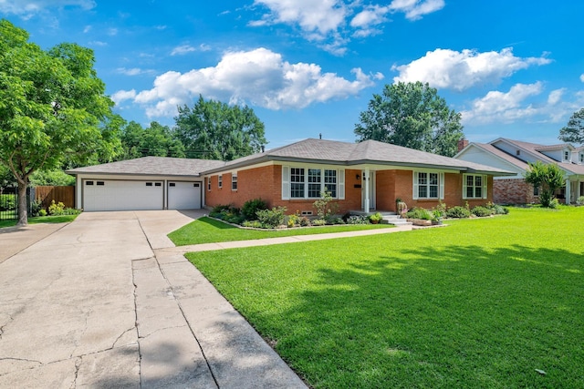 1209 Redbud Dr, Arlington, TX 76012 - ranch-style house with driveway, brick siding, and a garage