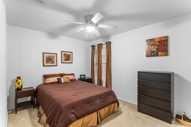 12701 Seagull Way, Frisco, TX 75036 - bedroom with light colored carpet and ceiling fan