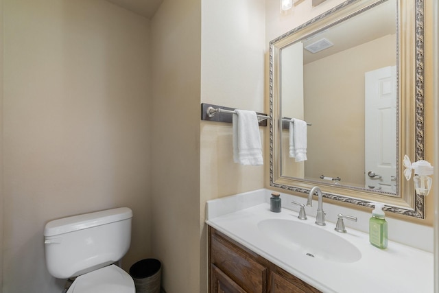18 Oxford Way, Allen, TX 75002 - half bathroom featuring toilet and vanity