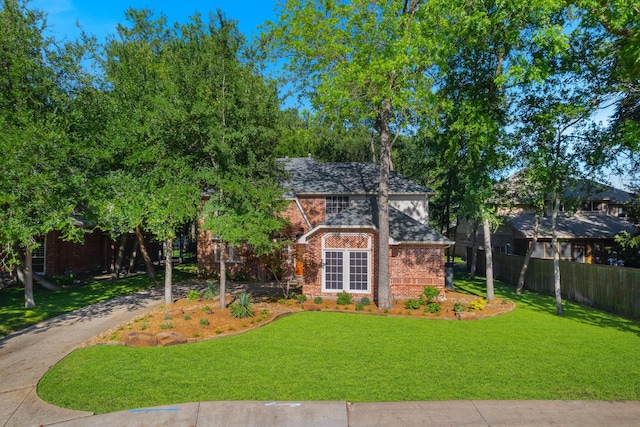 18 Oxford Way, Allen, TX 75002 - view of front of home featuring brick siding