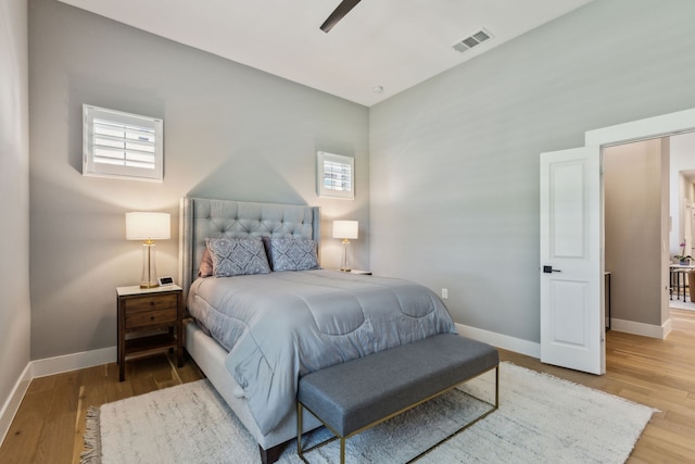 3900 Dalea Dr, Prosper, TX 75078 - bedroom featuring baseboards, light wood-style flooring, and multiple windows