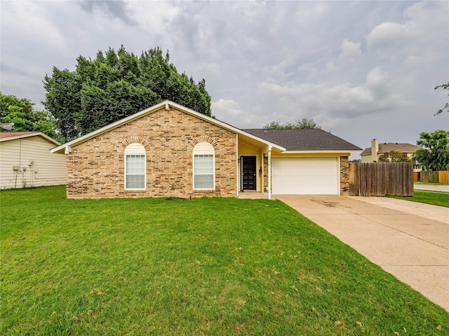 2036 Pearl Ln, Irving, TX 75060 - view of front of property with brick siding, concrete driveway, and a garage