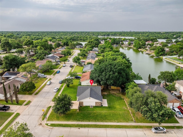 2036 Pearl Ln, Irving, TX 75060 - aerial perspective of suburban area with a nearby body of water