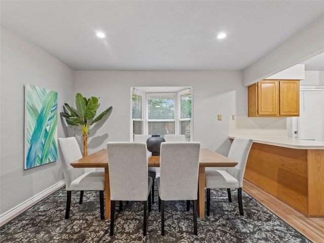 2036 Pearl Ln, Irving, TX 75060 - dining area featuring recessed lighting and wood finished floors