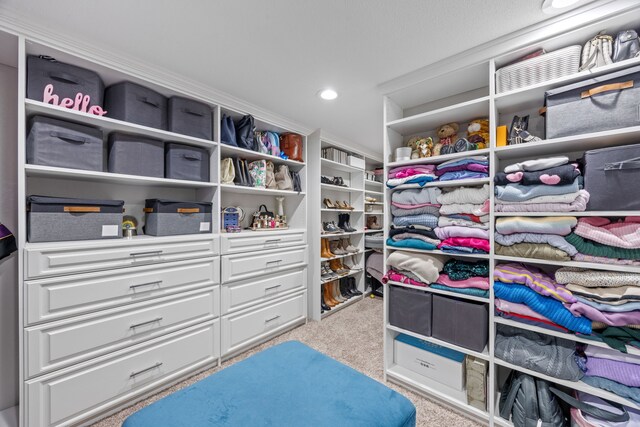 510 Columbia Dr, Rockwall, TX 75032 - walk in closet with carpet