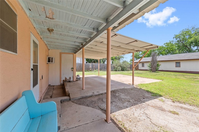 201 S 1st St, Bangs, TX 76823 - view of patio with a carport