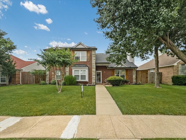 7409 Harbor Dr, Rowlett, TX 75088 - traditional-style home with brick siding