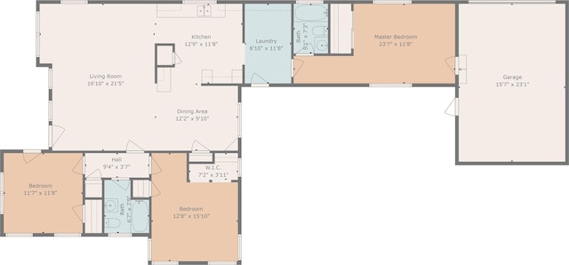901 E Walnut St, Hillsboro, TX 76645 - home floor plan