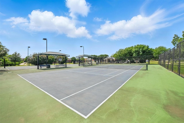 9829 Crawford Farms Dr, Fort Worth, TX 76244 - view of tennis court featuring community basketball court