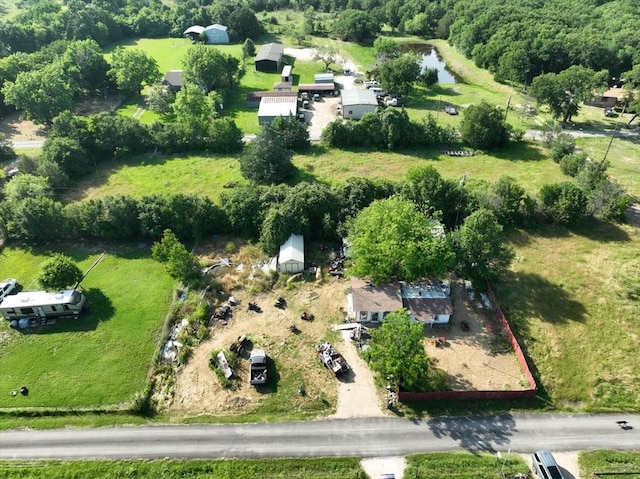 17128 County Road 3322, Frost, TX 76641 - aerial view of property's location featuring property parcel outlined