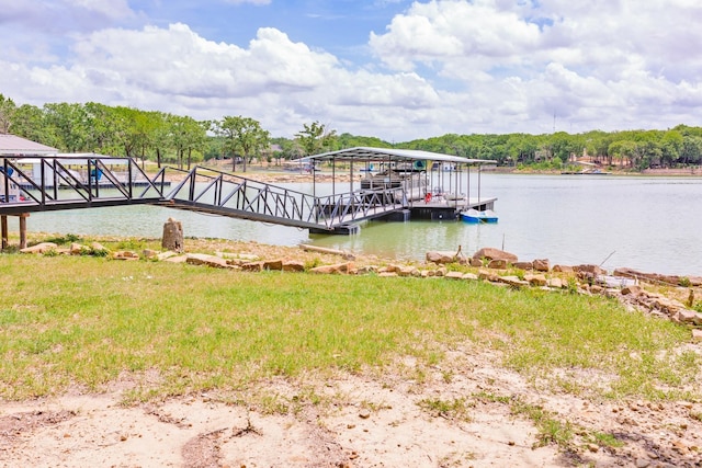 520 County Road 1743, Chico, TX 76431 - dock area featuring a water view