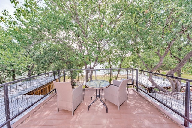 520 County Road 1743, Chico, TX 76431 - deck featuring outdoor dining space