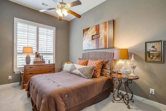 6309 Willow Ridge Trl, Flower Mound, TX 76226 - bedroom featuring carpet flooring, baseboards, and ceiling fan