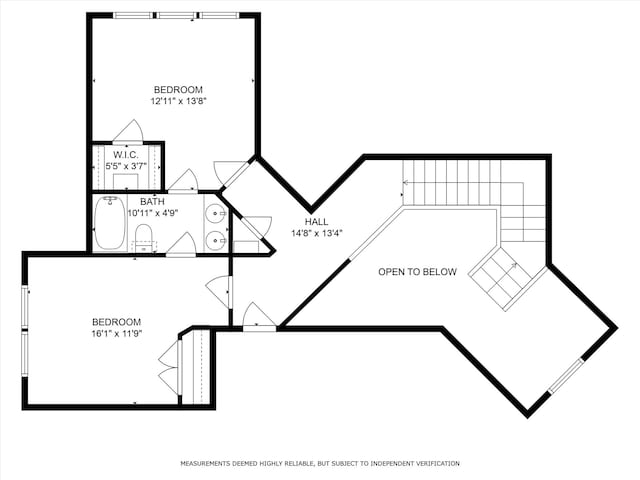 416 Bronco Cir, Shady Shores, TX 76208 - floor plan / room layout