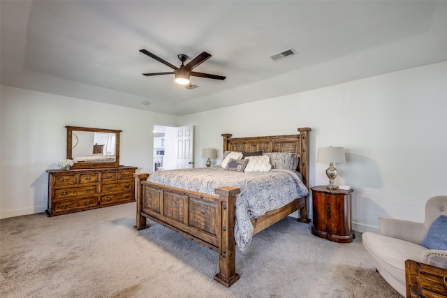 2208 Turtle Creek Dr, Sherman, TX 75092 - carpeted bedroom featuring baseboards and a ceiling fan