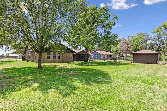 109 Hilltop St, Riesel, TX 76682 - view of yard