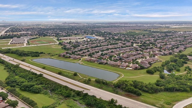 760 Red Elm Ln, Fort Worth, TX 76131 - aerial view of property's location with a nearby body of water and nearby suburban area