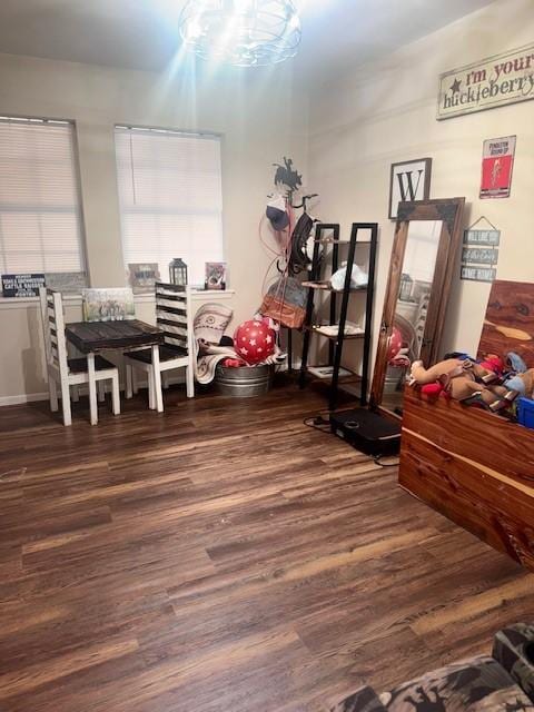 226 Colonial Cir, Athens, TX 75751 - dining space with wood finished floors